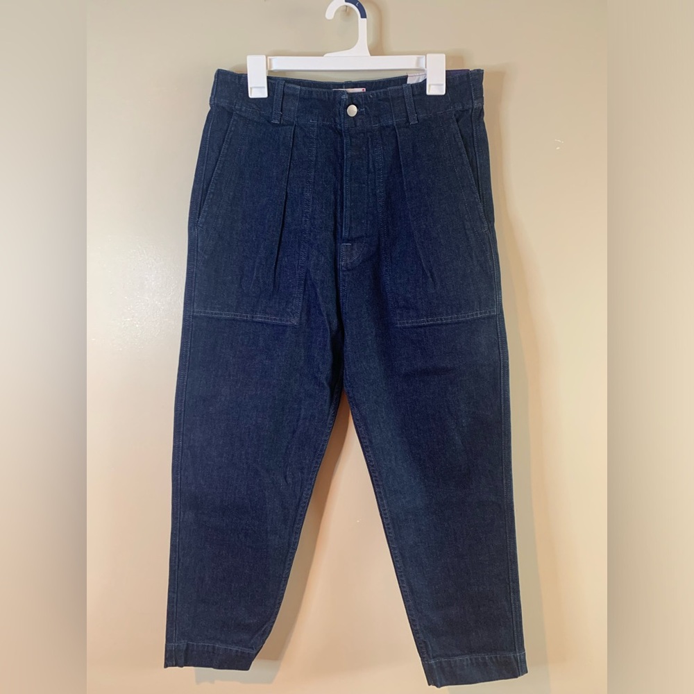 Sundry Dark Blue Boyfriend Jeans